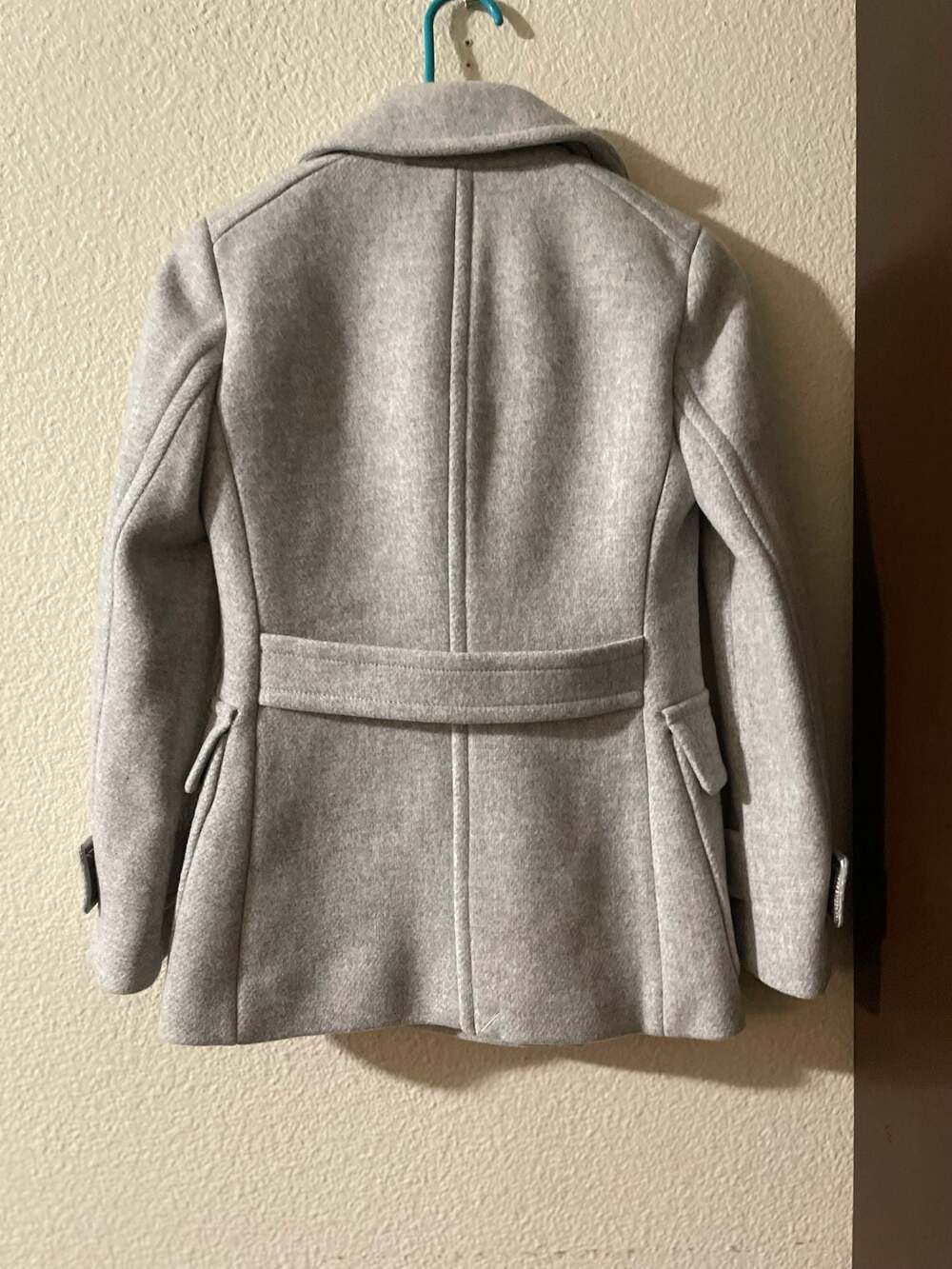 J.Crew Stadium Cloth Nello Gori Double-Breasted Pea Coat Size 00P - Picture 7 of 12